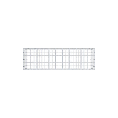 Gabion 100 cm x 30 cm x 30 cm (L x H x D), maskestørrelse 5 cm x 10 cm, C-ring