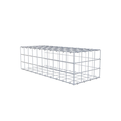 Gabião Tipo 2 100 cm x 30 cm x 40 cm (C x A x P), malhagem 10 cm x 10 cm, anel C