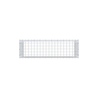 Fourche rapportée type 3 100 cm x 50 cm x 30 cm (L x H x P), mailles 5 cm x 5 cm, anneau en C