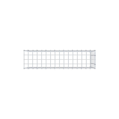Fourche rapportée type 4 80 cm x 40 cm x 20 cm (L x H x P), mailles 5 cm x 10 cm, anneau C