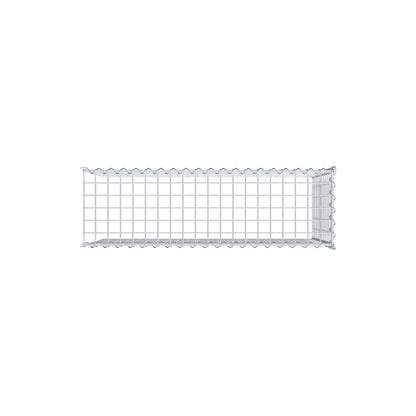 Gabião Tipo 4 100 cm x 60 cm x 30 cm (C x A x P), malhagem 5 cm x 5 cm, espiral