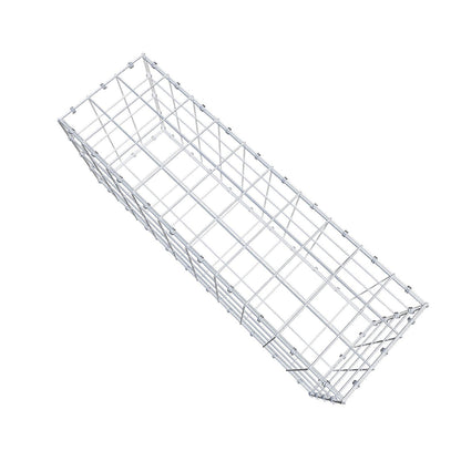 Gabião 100 cm x 40 cm x 30 cm (C x A x P), malhagem 10 x 10 cm, anel espiral