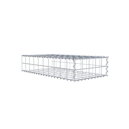 Gavión complementario tipo 2 100 cm x 20 cm x 50 cm (L x A x P), malla 10 cm x 10 cm, espiral