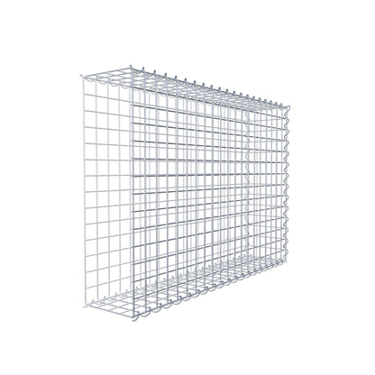 Opvokset gabion type 2 100 cm x 70 cm x 20 cm (L x H x D), maskestørrelse 5 cm x 5 cm, spiral