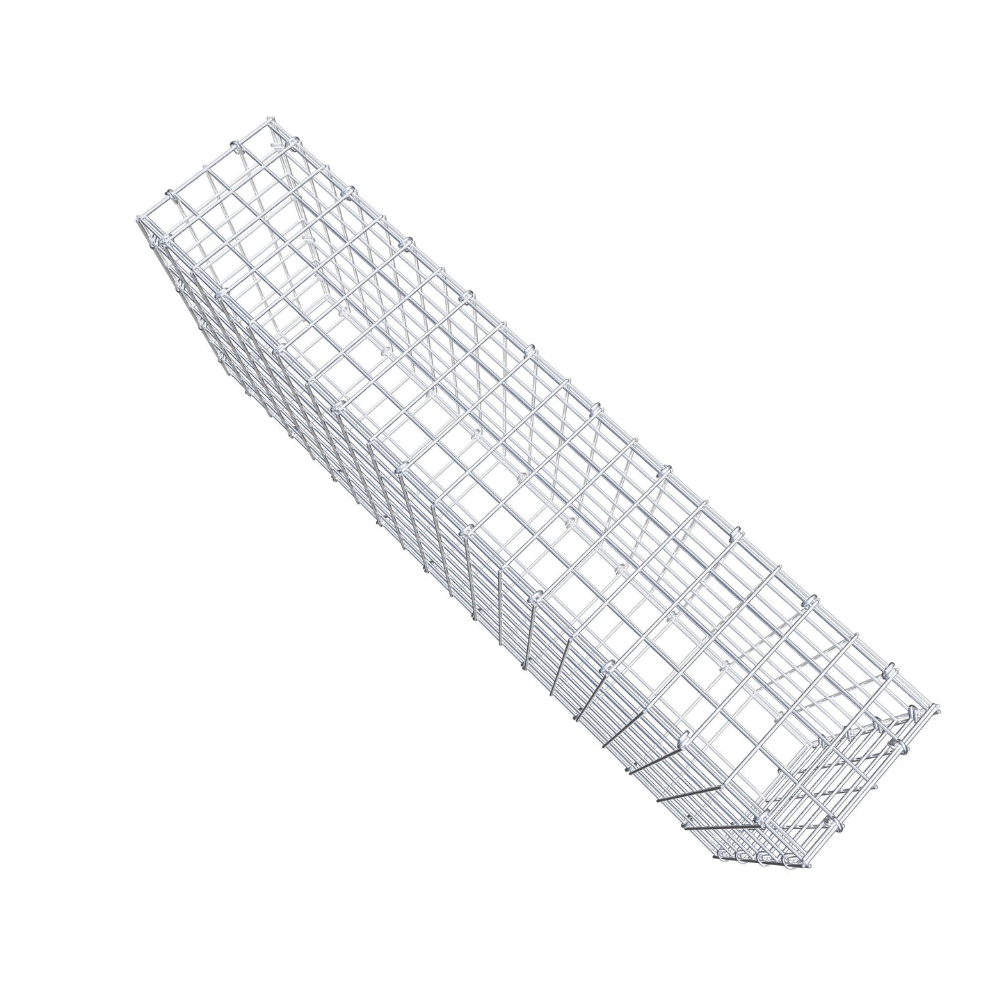 Gabion 100 cm x 40 cm x 20 cm (L x H x D), mesh size 5 cm x 5 cm, C-ring