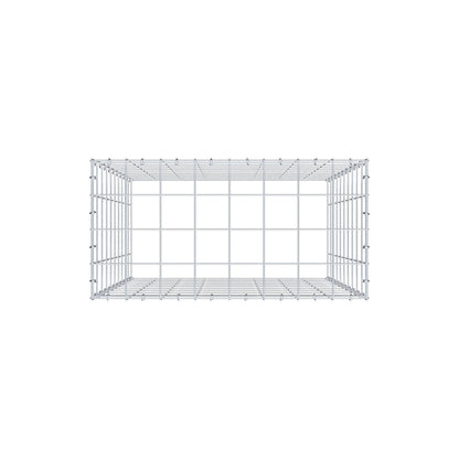 Gavión complementario de tipo 3 100 cm x 80 cm x 40 cm (L x A x P), malla 10 cm x 10 cm, anillo en C