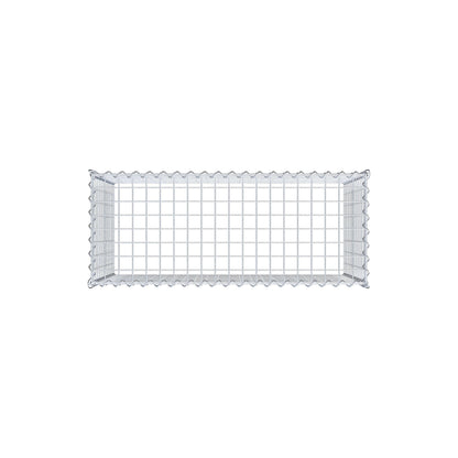 Opvokset gabion type 3 100 cm x 60 cm x 40 cm (L x H x D), maskestørrelse 5 cm x 5 cm, spiral