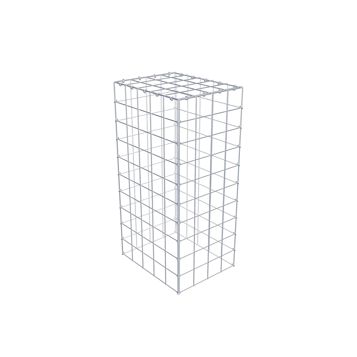 Gabbione aggiuntivo di tipo 3 100 cm x 50 cm x 40 cm (L x H x P), maglia 10 cm x 10 cm, anello a C