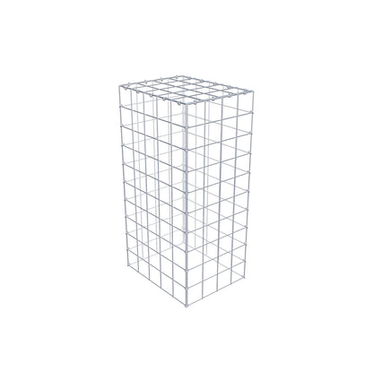 Gabbione aggiuntivo di tipo 3 100 cm x 50 cm x 40 cm (L x H x P), maglia 10 cm x 10 cm, anello a C