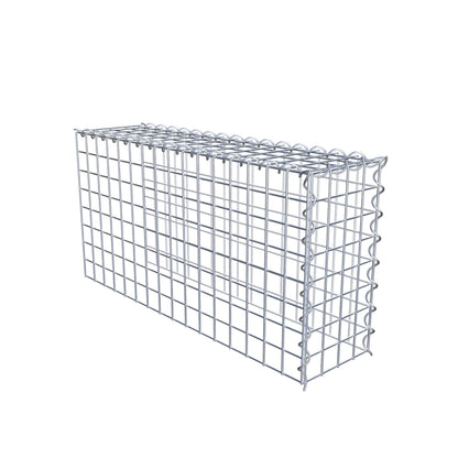 Anbaugabione Typ 4 80 cm x 40 cm x 20 cm (L x H x T), Maschenweite 5 cm x 5 cm, Spirale
