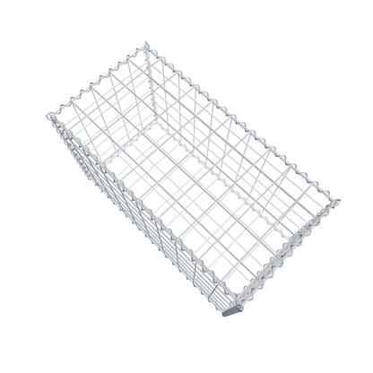 Gabion 100 cm x 60 cm x 50 cm (L x H x D), maskstorlek 10 cm x 10 cm, spiral