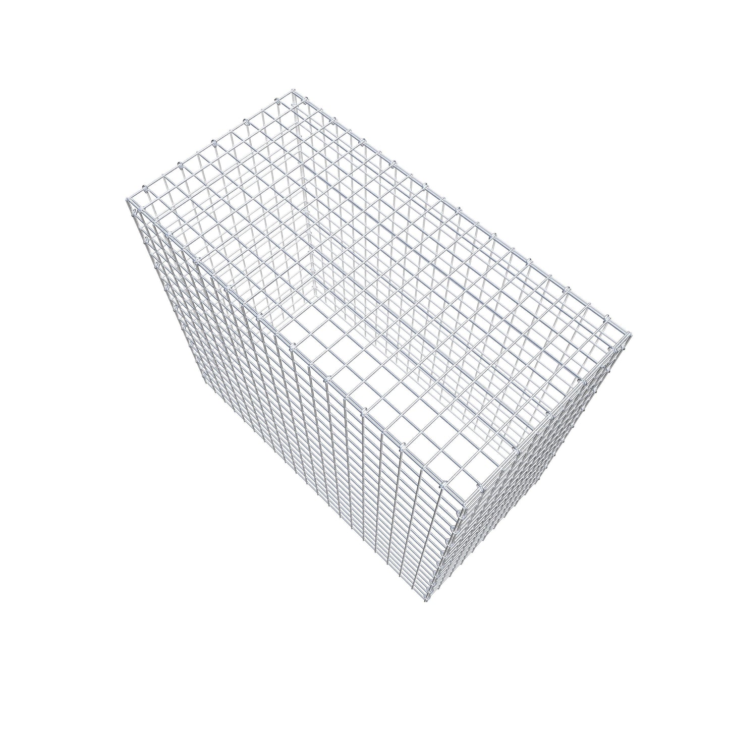 Gabbione aggiuntivo di tipo 3 100 cm x 90 cm x 50 cm (L x H x P), maglia 5 cm x 5 cm, anello a C