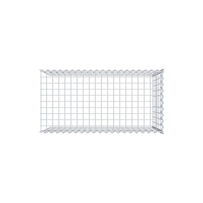 Anbaugabione Typ 4 100 cm x 60 cm x 50 cm (L x H x T), Maschenweite 5 cm x 10 cm, Spirale