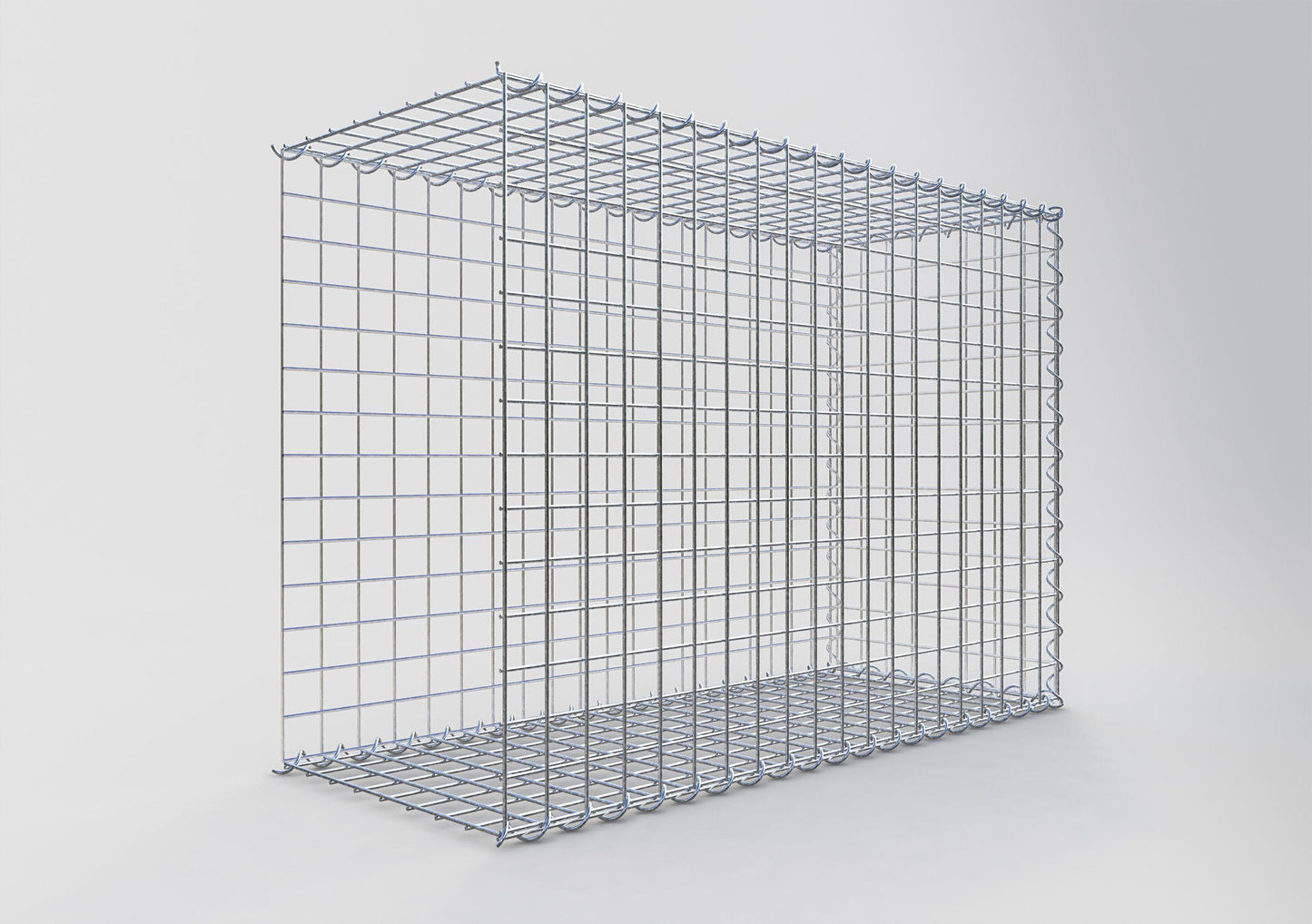 Gavión complementario tipo 2 100 cm x 70 cm x 40 cm (L x A x P), malla 5 cm x 5 cm, espiral