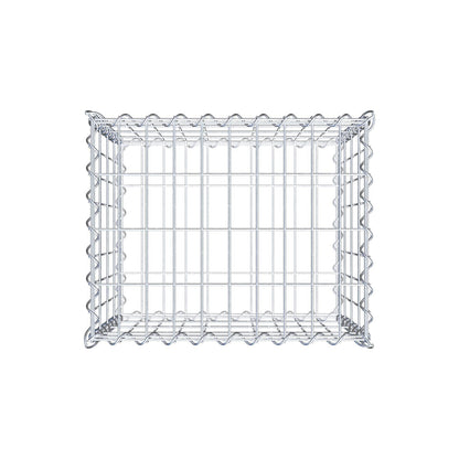Gavión 50 cm x 40 cm x 40 cm (L x A x P), luz de malla 5 cm x 10 cm, en espiral