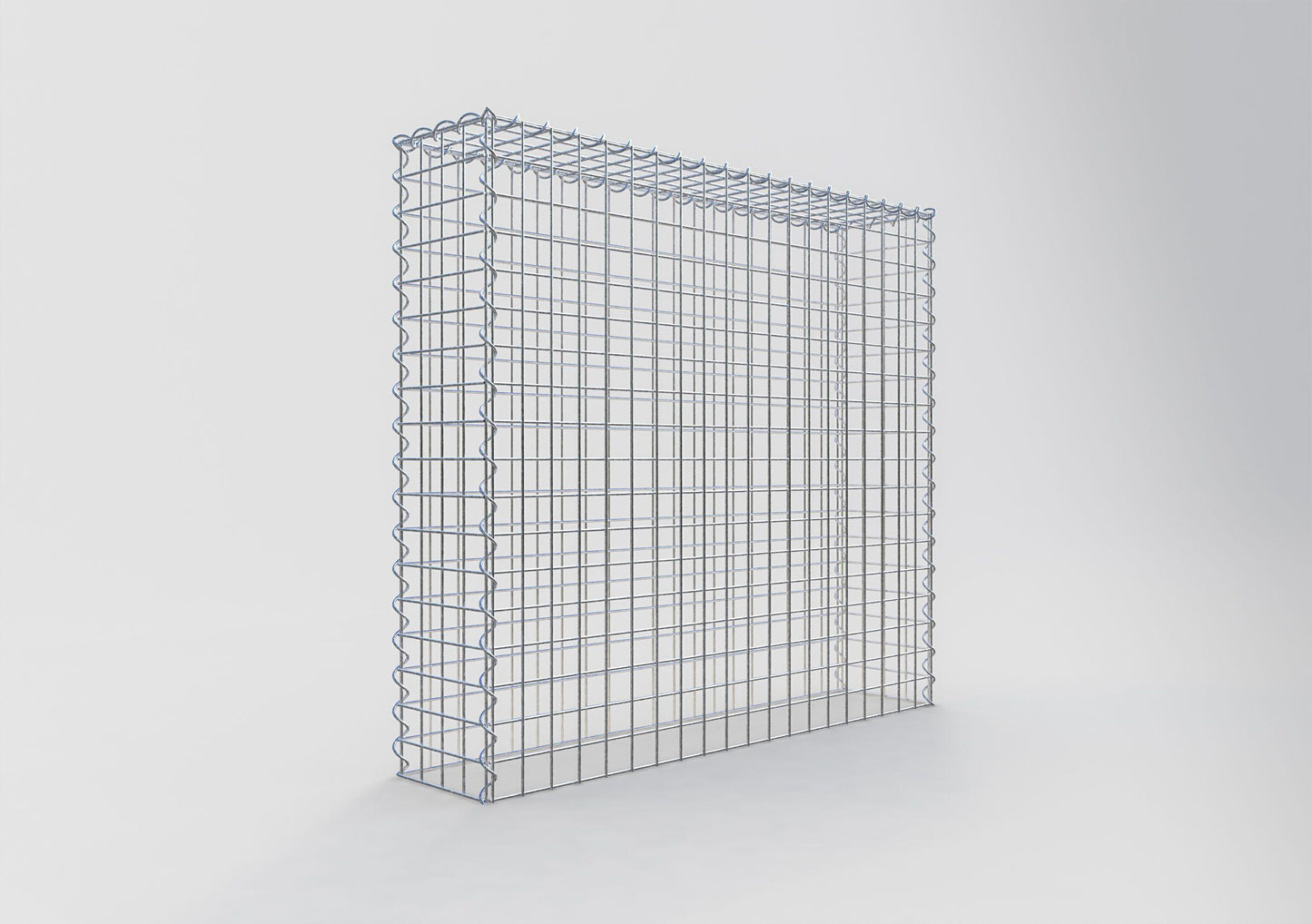 Add-on schanskorf type 3 100 cm x 90 cm x 20 cm (L x H x D), maaswijdte 5 cm x 5 cm, spiraalvormig