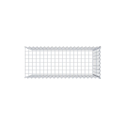 Anbaugabione Typ 4 100 cm x 70 cm x 40 cm (L x H x T), Maschenweite 5 cm x 10 cm, Spirale
