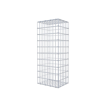 Gabbione 100 cm x 30 cm x 40 cm (L x H x P), maglia 5 cm x 10 cm, anello a C