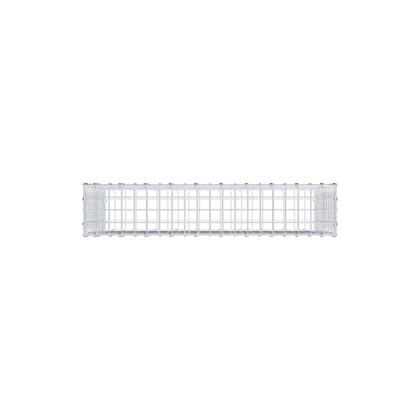 Schanskorf 100 cm x 60 cm x 20 cm (L x H x D), maaswijdte 5 x 5 cm, spiraalring
