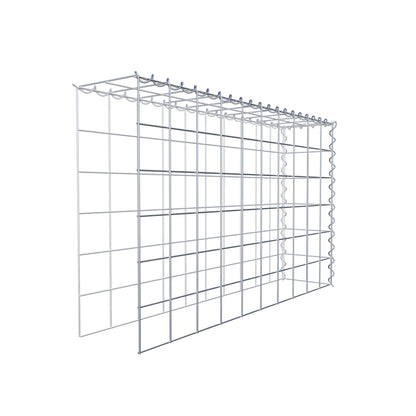 Gabião tipo 4 100 cm x 60 cm x 20 cm (C x A x P), malhagem 10 cm x 10 cm, espiral