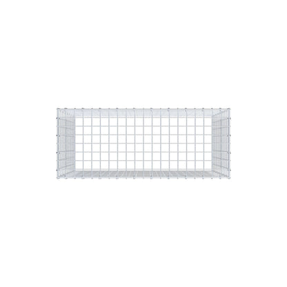 Anbaugabione Typ 3 100 cm x 80 cm x 40 cm (L x H x T), Maschenweite 5 cm x 5 cm, C-Ring