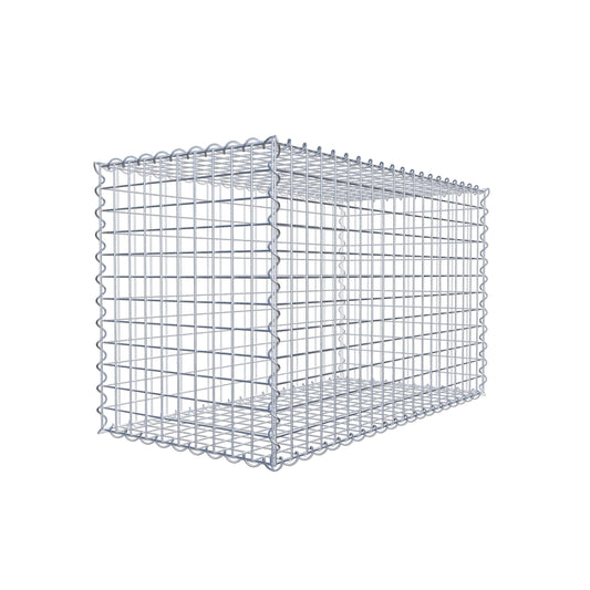 Gabion 100 cm x 60 cm x 50 cm (L x H x D), mesh size 5 cm x 5 cm, spiral