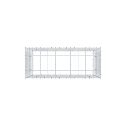 Gabião 100 cm x 80 cm x 40 cm (C x A x P), malhagem 10 cm x 10 cm, anel C