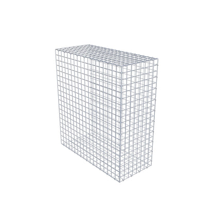 Gavión complementario de tipo 2 100 cm x 90 cm x 40 cm (largo x alto x fondo), malla 5 cm x 5 cm, anillo en C