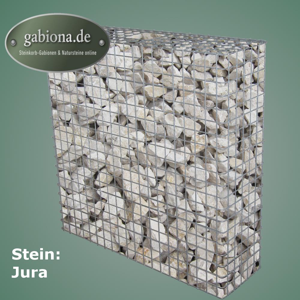 Gabion galvanisé à chaud 102 cm x 102 cm x 32 cm, mailles 5 cm x 5 cm, entièrement soudé
