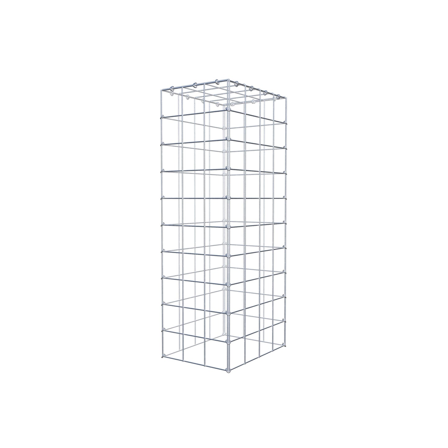 Gabião Tipo 3 100 cm x 40 cm x 30 cm (C x A x P), malhagem 10 cm x 10 cm, anel C