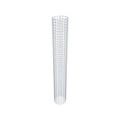 Gabionensäule rund 27 cm Durchmesser, 200 cm Höhe, Maschenweite 5 cm x 5 cm
