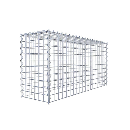 Anbaugabione Typ 3 100 cm x 50 cm x 30 cm (L x H x T), Maschenweite 5 cm x 5 cm, Spirale