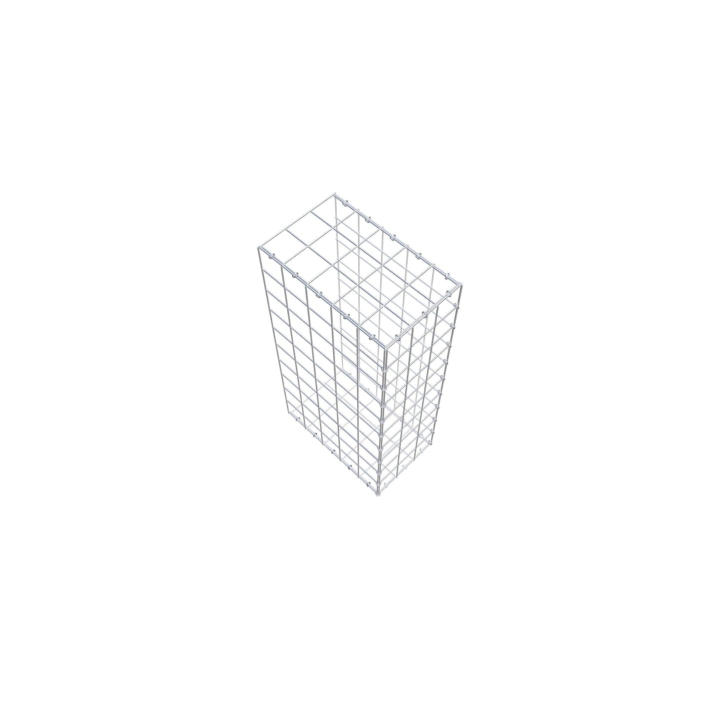 Gabbione aggiuntivo di tipo 2 100 cm x 50 cm x 30 cm (L x H x P), maglia 10 cm x 10 cm, anello a C