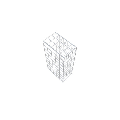 Gabbione aggiuntivo di tipo 2 100 cm x 50 cm x 30 cm (L x H x P), maglia 10 cm x 10 cm, anello a C