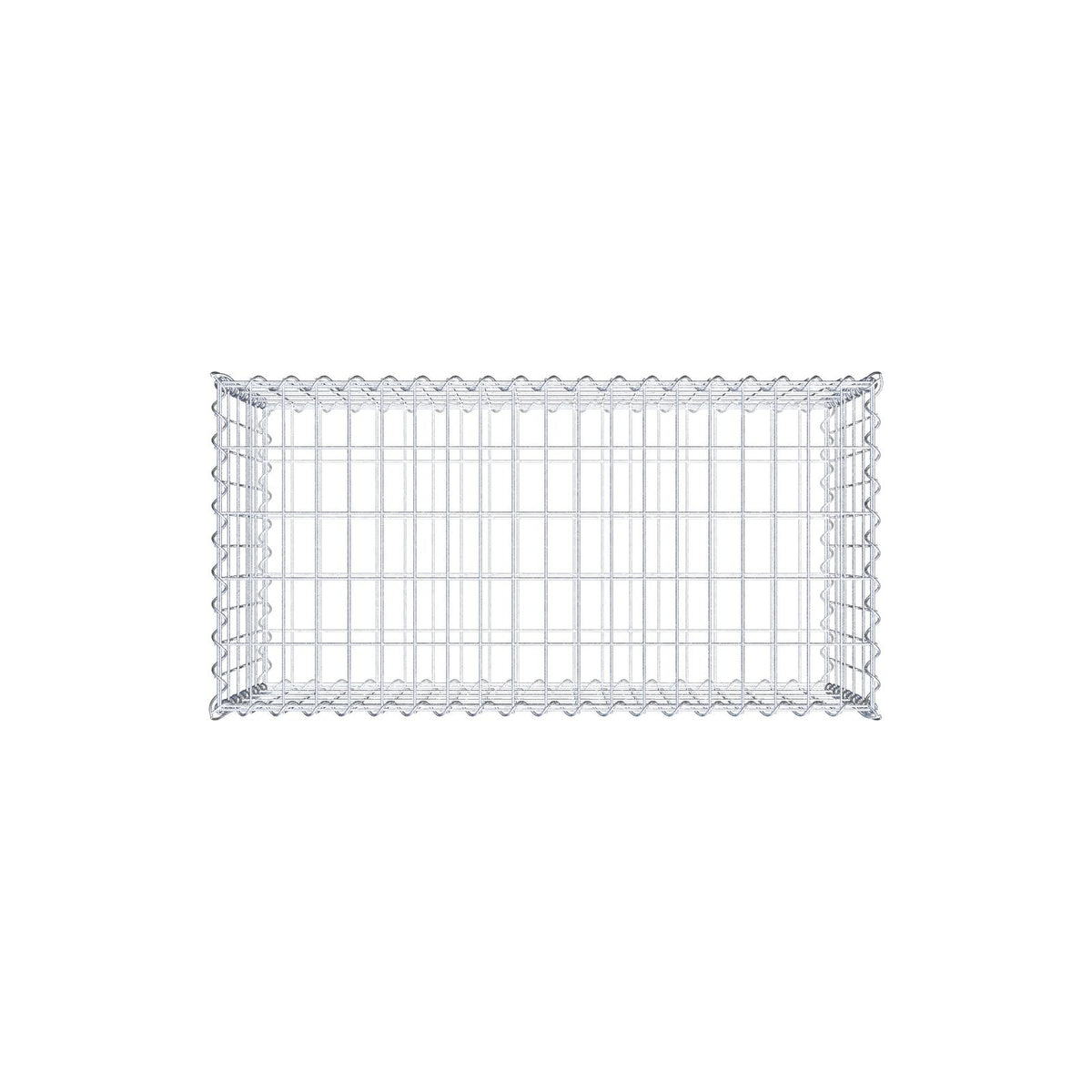 Gabione 100 cm x 50 cm x 50 cm (L x H x T), Maschenweite 5 cm x 10 cm, Spirale
