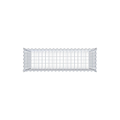 Gabione 100 cm x 70 cm x 30 cm (L x H x T), Maschenweite 5 cm x 5 cm, Spirale