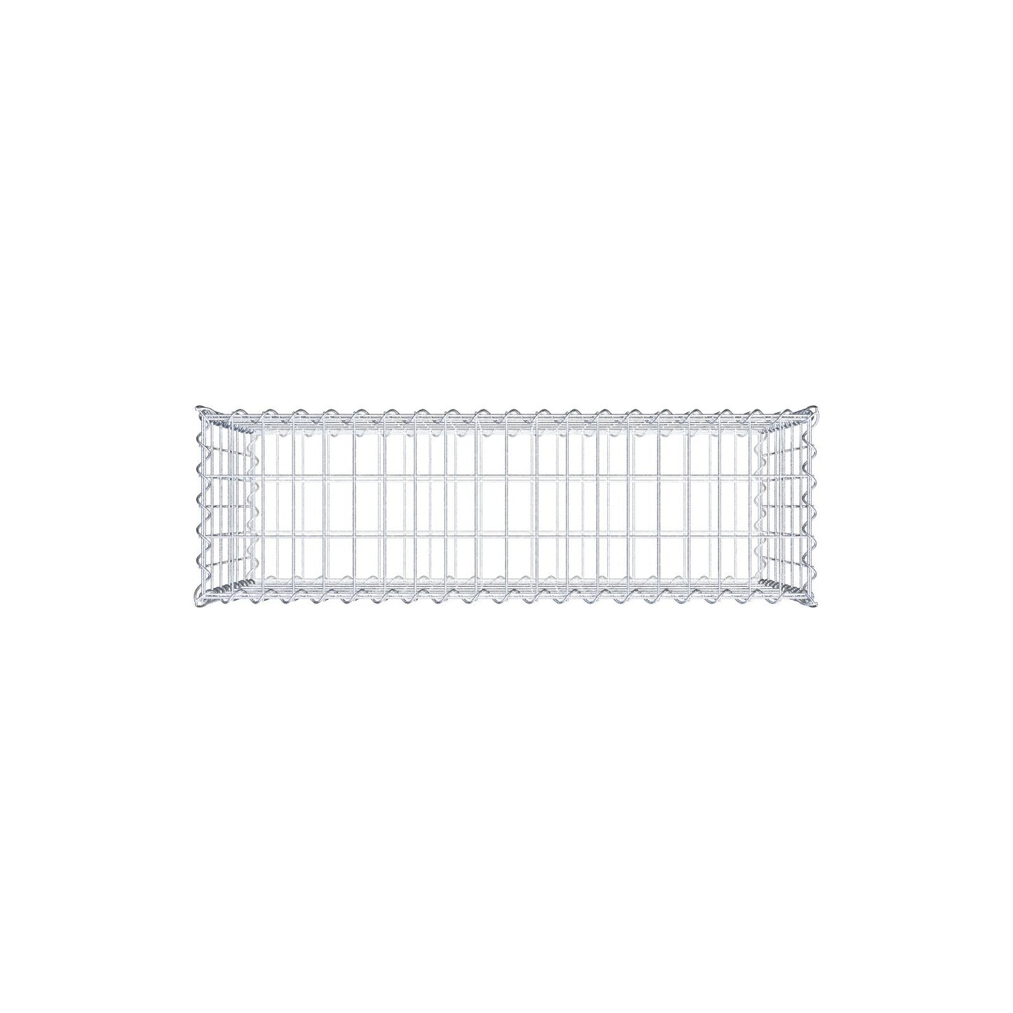Gabion 100 cm x 60 cm x 30 cm (L x H x P), mailles 5 cm x 10 cm, spirale