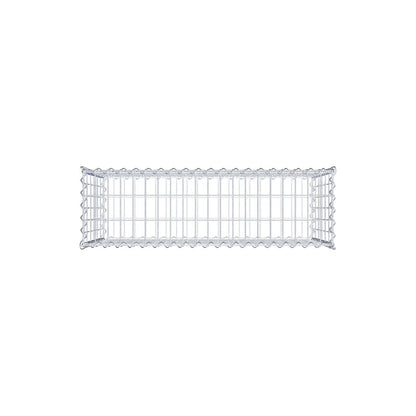 Gabion 100 cm x 60 cm x 30 cm (L x H x P), mailles 5 cm x 10 cm, spirale