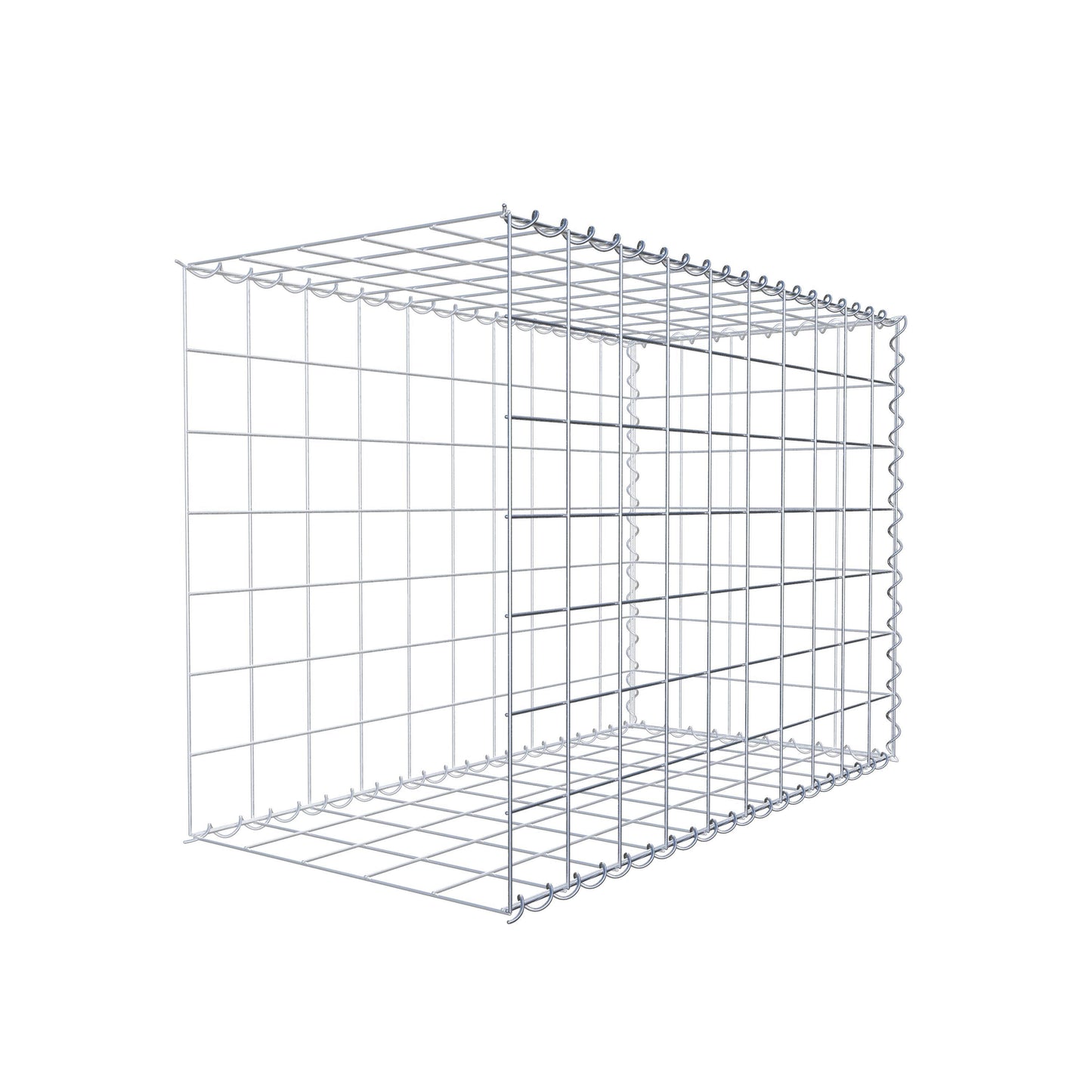 Gavión complementario tipo 2 100 cm x 70 cm x 50 cm (L x A x P), luz de malla 10 cm x 10 cm, en espiral