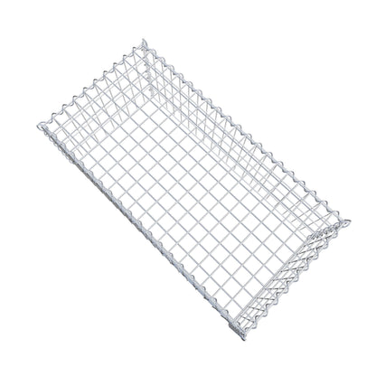 Anbaugabione Typ 3 100 cm x 40 cm x 50 cm (L x H x T), Maschenweite 5 cm x 10 cm, Spirale