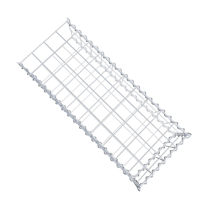 Gabbione aggiuntivo tipo 2 100 cm x 20 cm x 40 cm (L x A x P), maglia 10 cm x 10 cm, spirale