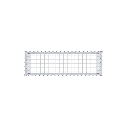 Påväxt gabion typ 3 100 cm x 50 cm x 30 cm (L x H x D), maskstorlek 5 cm x 10 cm, spiral