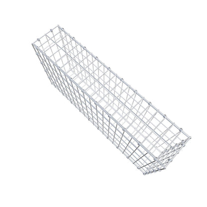Gabione 100 cm x 50 cm x 20 cm (L x H x T), Maschenweite 5 x 10 cm, Spiralring
