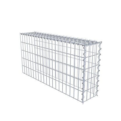Anbaugabione Typ 4 100 cm x 50 cm x 20 cm (L x H x T), Maschenweite 5 cm x 10 cm, Spirale