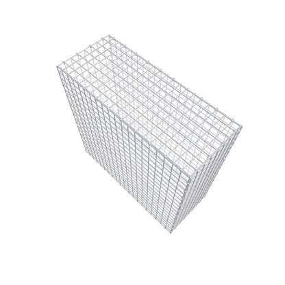 Gabião 100 cm x 100 cm x 40 cm (C x A x P), malhagem 5 cm x 5 cm, anel C