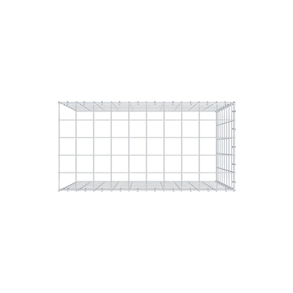 Anbaugabione Typ 4 100 cm x 80 cm x 50 cm (L x H x T), Maschenweite 10 cm x 10 cm, C-Ring