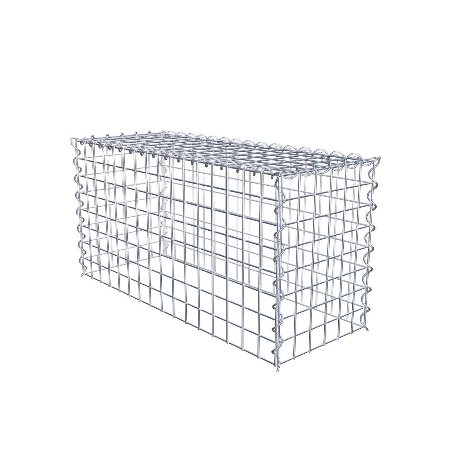 Gavión complementario tipo 3 80 cm x 40 cm x 30 cm (L x A x P), malla 5 cm x 5 cm, espiral