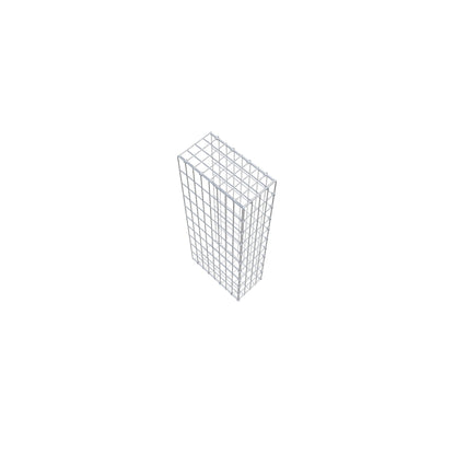 Mounted gabion type 2 100 cm x 40 cm x 20 cm, mesh size 5 cm x 10 cm, C-ring