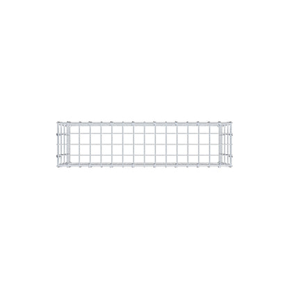 Gabião Tipo 3 80 cm x 40 cm x 20 cm (C x A x P), malhagem 5 cm x 10 cm, anel C